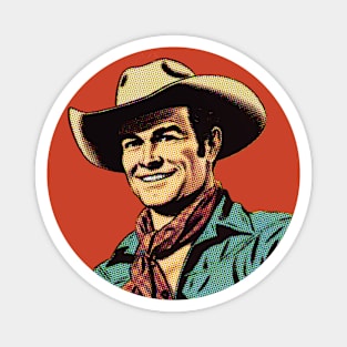 Comic Book Cowboy Magnet